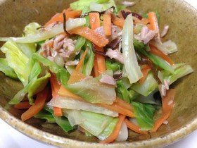 簡単副菜!春キャベツの和え物